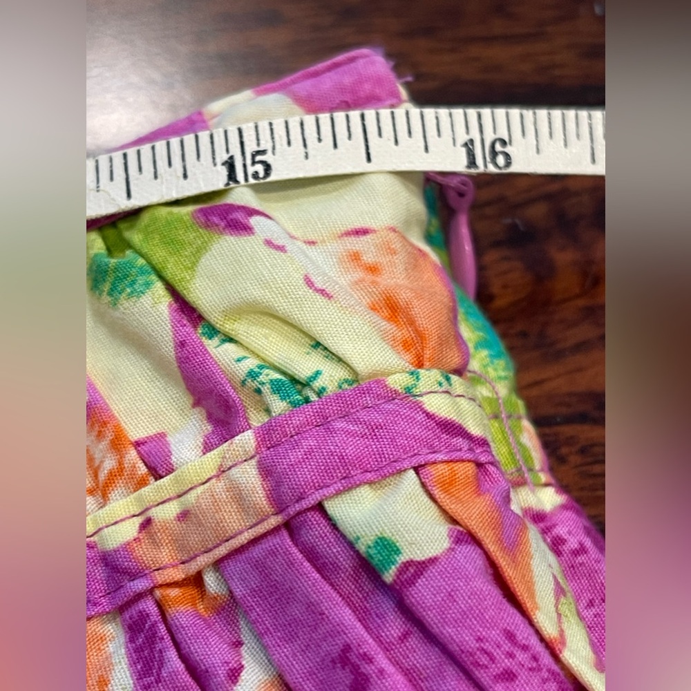 Jones wear jeans co ladies size 8‎ side zip Hawaiian print all cotton skirt - Picture 9 of 12